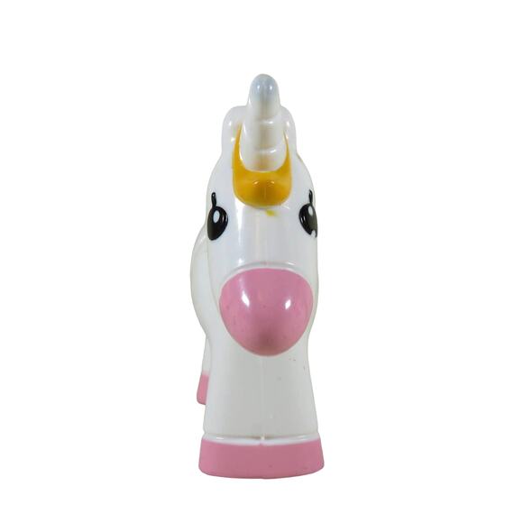 Unicorn Corn Cob Holders Set of 3- White Pink Yellow Kitchen Gadgets - Picture 3 of 11